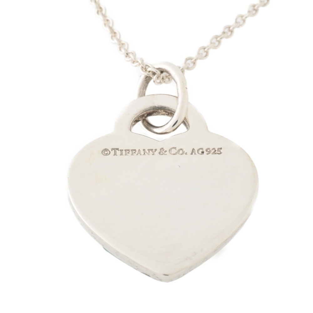 TIFFANY Blue Heart Necklace - Picture 6 of 8